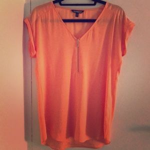 Orange blouse
